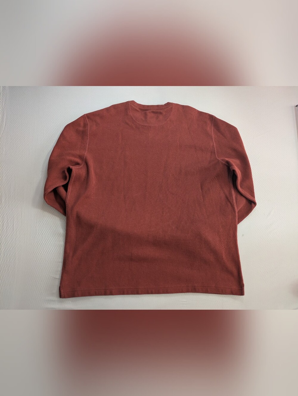 Filson Waffle Knit Thermal Shirt Mens XXL  Long Sleeve Crewneck Pullover - Picture 7 of 8